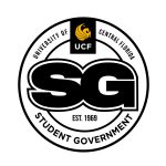 UCF Student Government in black and gold